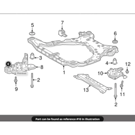 Toyota Camry XSE 2018-2023 FRONT Passenger Suspension Stay Reinforcement Br