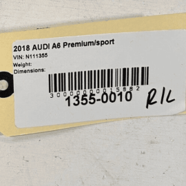 AUDI A6 Quattro 2012-2018 S6 REAR LEFT DRIVER SIDE DOOR CONTROL MODULE OEM