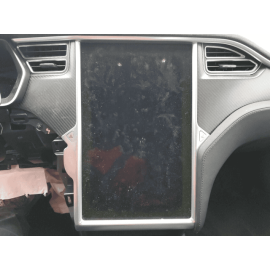 17-20 Tesla Model S Dash Instrument Panel Upper Top Pad OEM Pure Black Alca