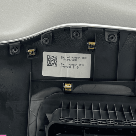 17-20 Tesla Model S Dash Instrument Panel Upper Top Pad OEM Pure Black Alca