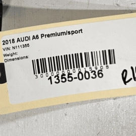 AUDI A6 2012-2018 REAR LEFT DRIVER SIDE & CENTER SEAT BELT SEATBELT BUCKLE 