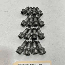 VOLKSWAGEN PASSAT 2012-2022 WHEEL RIM LUG NUT BOLT BOLTS OEM = SET OF 16 =