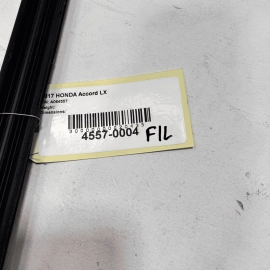 HONDA ACCORD FRONT DRIVER DOOR WINDOW INNER BELT WEATHERSTRIP SEAL OEM 2018