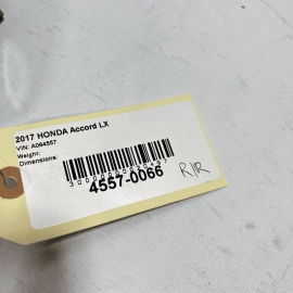 2018-20 HONDA ACCORD REAR RIGHT PASSENGER SIDE SEAT BELT SEATBELT RETRACTOR