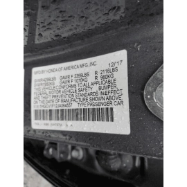 2018-2020 HONDA ACCORD UPPER DASH SPEAKER TRIM BEZEL CENTER SPEAKER OEM