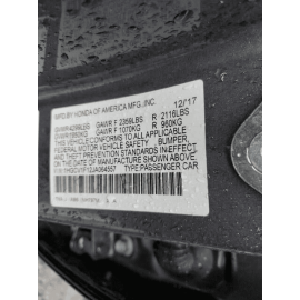 2018-2020 HONDA ACCORD TRANSMISSION SHIFT SHIFTER GEAR POSITION INDICATOR O