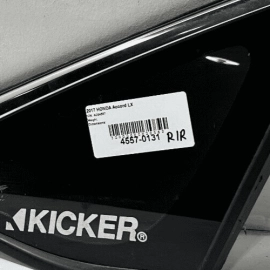 HONDA ACCORD LX 2018-2020 REAR RIGHT PASSENGER SIDE QUARTER WINDOW GLASS OE