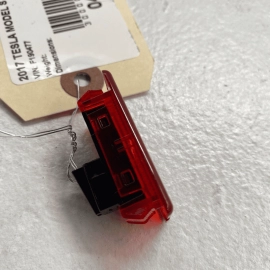 TESLA MODEL S 2012 - 2020 DOOR RED LENS MARKER LIGHT GRAINED UNIVERSAL OEM