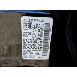 2009-2012 INFINITI FX35 FX50 QX70 REAR SPEAKER SYSTEM SUBWOOFER WOOFER BOSE