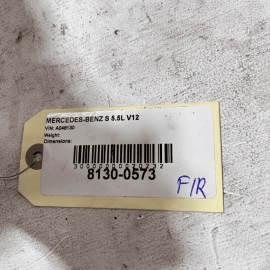 Front Right Passsenger Upper Seat Back Frame Mercedes Benz S-Class 2007-201 Front Right Passsenger Upper Seat Back Frame Mercedes Benz S-Class 2007-201