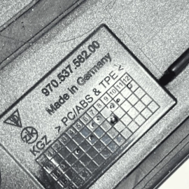 2010-2016 PORSCHE PANAMERA FRONT RIGHT PASSENGER DOOR LOCK LATCH COVER TRIM