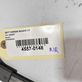 HONDA ACCORD LX 2018-2020 REAR RIGHT PASSENGER SIDE DOOR WINDOW SASH CHANNE