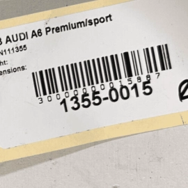 AUDI A6 2012-2018 S6 REAR LEFT DRIVER SIDE DOOR CORNER MOLDING COVER & SEAL AUDI A6 2012-2018 S6 REAR LEFT DRIVER SIDE DOOR CORNER MOLDING COVER & SEAL