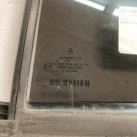 2007-2012 Mercedes S550 S600 Rear Left Driver Side Door Quarter Window Glas