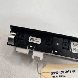 2019 BMW 430i xDrive Lane Departure Driver Assistance User Control Switch O