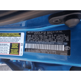 2018-2021 Toyota Camry Rear Left Driver Side Partition Latch Lock Panel Tri