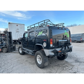 2003-2007 HUMMER H2 RIGHT SIDE DOOR EXTERIOR CHROME & BLACK REAR VIEW MIRRO