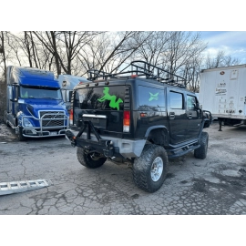 2003-2007 HUMMER H2 RIGHT SIDE DOOR EXTERIOR CHROME & BLACK REAR VIEW MIRRO