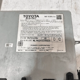 2014 LEXUS IS250 Gracenote Navigation Radio Control Unit OEM