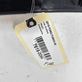 2017 - 2020 FORD FUSION SE FRONT RIGHT PASSENGER A PILLAR TRIM COVER PANEL  2017 - 2020 FORD FUSION SE FRONT RIGHT PASSENGER A PILLAR TRIM COVER PANEL