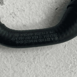 MERCEDES BENZ W221 S550 Heater Auxiliary Water Pump Hose OEM 2007-2012