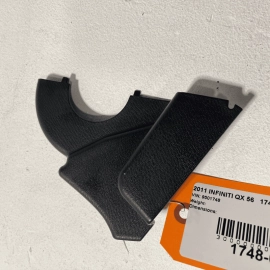 11-13 INFINITI QX56 FRONT LEFT DRIVER SEAT INNER UPPER RECLINE COVER TRIM O