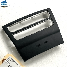2012-20 Tesla Model S Center Console 2nd Row Air Vent Bezel Panel Trim Cove