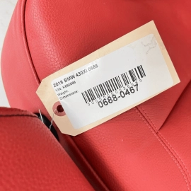 14-20 BMW F32 428 430 440 COUPE COMPLETE FULL SET RED LEATHER SEAT INTERIOR