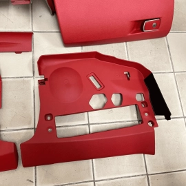 14-20 BMW F32 428 430 440 COUPE COMPLETE FULL SET RED LEATHER SEAT INTERIOR