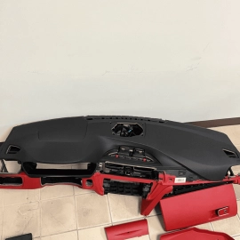 14-20 BMW F32 428 430 440 COUPE COMPLETE FULL SET RED LEATHER SEAT INTERIOR