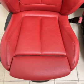14-20 BMW F32 428 430 440 COUPE COMPLETE FULL SET RED LEATHER SEAT INTERIOR