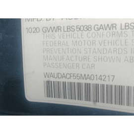 2018-2021 AUDI A5 SPORTBACK REAR LEFT DRIVER SIDE DOOR WIRE WIRING HARNESS  2018-2021 AUDI A5 SPORTBACK REAR LEFT DRIVER SIDE DOOR WIRE WIRING HARNESS