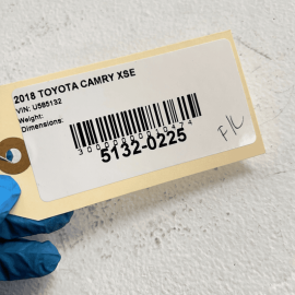 2018 - 2023 Toyota Camry Front Left Driver Side Window Regulator Forward Gu