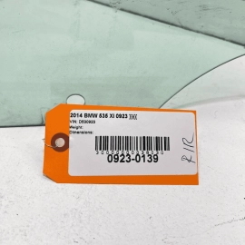 Rear Right Passenger Side Door Window Glass BMW 535iX 2011-2016 OEM