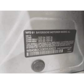 2014 BMW 535i Door Speaker Rear / Front or Right / Left OEM