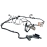 2014 BMW 535i F10 FRONT RIGHT PASSENGER SIDE DOOR WIRE WIRING HARNESS OEM