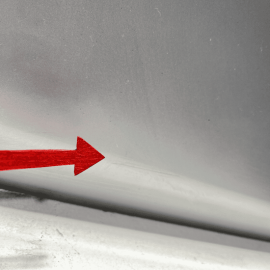 2011 - 2016 BMW 535i F10 REAR RIGHT PASSENGER SIDE DOOR SHELL PANEL OEM *A8