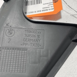 2011-2016 BMW 535i FRONT DRIVER SIDE HOOD HINGE SUPPORT PANEL COVER INSERT 
