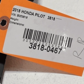 HONDA PILOT 16-21 REAR 3RD ROW PASSENGER SIDE SEAT BELT SEATBELT RETRACTOR 