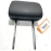 BMW 535i 2011-2016 REAR 2ND ROW SEAT RIGHT OR LEFT HEADREST HEAD REST OEM 1
