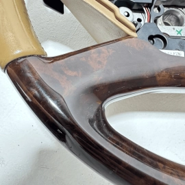 2009-2013 MERCEDES W221 S550 STEERING WHEEL WOOD TRIM PADDLE SHIFTERS OEM