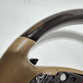 2009-2013 MERCEDES W221 S550 STEERING WHEEL WOOD TRIM PADDLE SHIFTERS OEM
