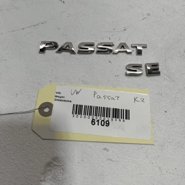 2012-2019 VW PASSAT SE REAR LID EMBLEM LOGO BADGE SYMBOL SET OEM