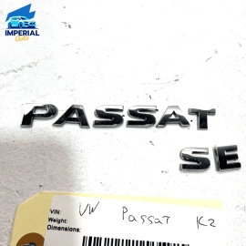 2012-2019 VW PASSAT SE REAR LID EMBLEM LOGO BADGE SYMBOL SET OEM