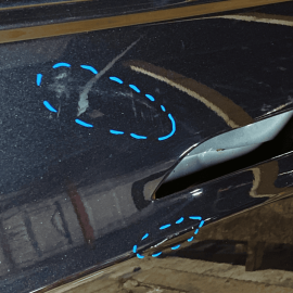 2012 - 2020 TESLA MODEL S FRONT LEFT DRIVER SIDE DOOR SHELL PANEL OEM 