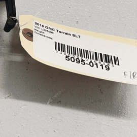 GMC TERRAIN 2018 - 2023 FRONT PASSENGER SIDE EXTERIOR DOOR HANDLE OEM BROWN