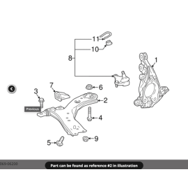 Toyota Camry 2018-2023 Front Left Driver Side Suspension Lower Control Arm 