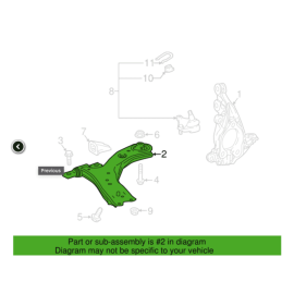Toyota Camry 2018-2023 Front Left Driver Side Suspension Lower Control Arm 