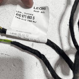 2013 AUDI A8 L QUATTRO REAR LEFT DRIVER DOOR PANEL WIRE WIRING HARNESS OEM