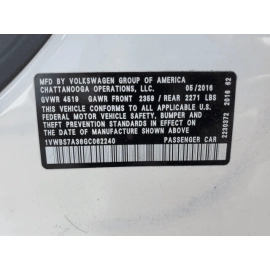 Rear Right Door On Body Weatherstrip Seal Volkswagen Passat SE 2012-2021 OE